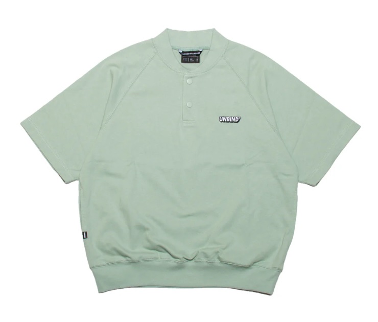 UNBIND】UN2196SUMMER HI-NECK SWEAT/S/MINT